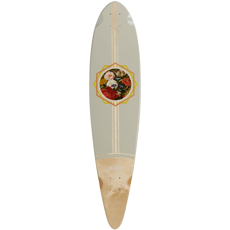 Rout Floral Pintail Longboard Deck
 CCS