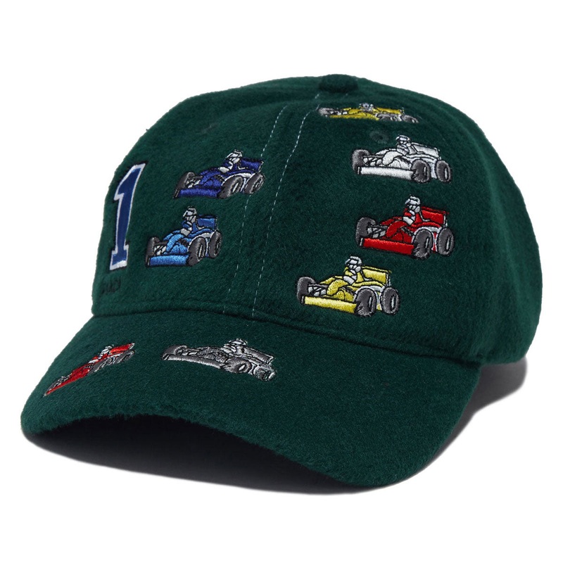 Snack Pole Position Hat – Green Wool
 CCS