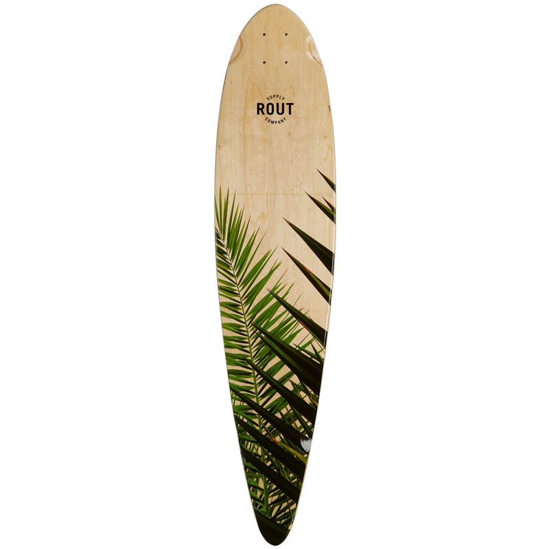 Rout Palms Pintail Longboard Deck
 CCS