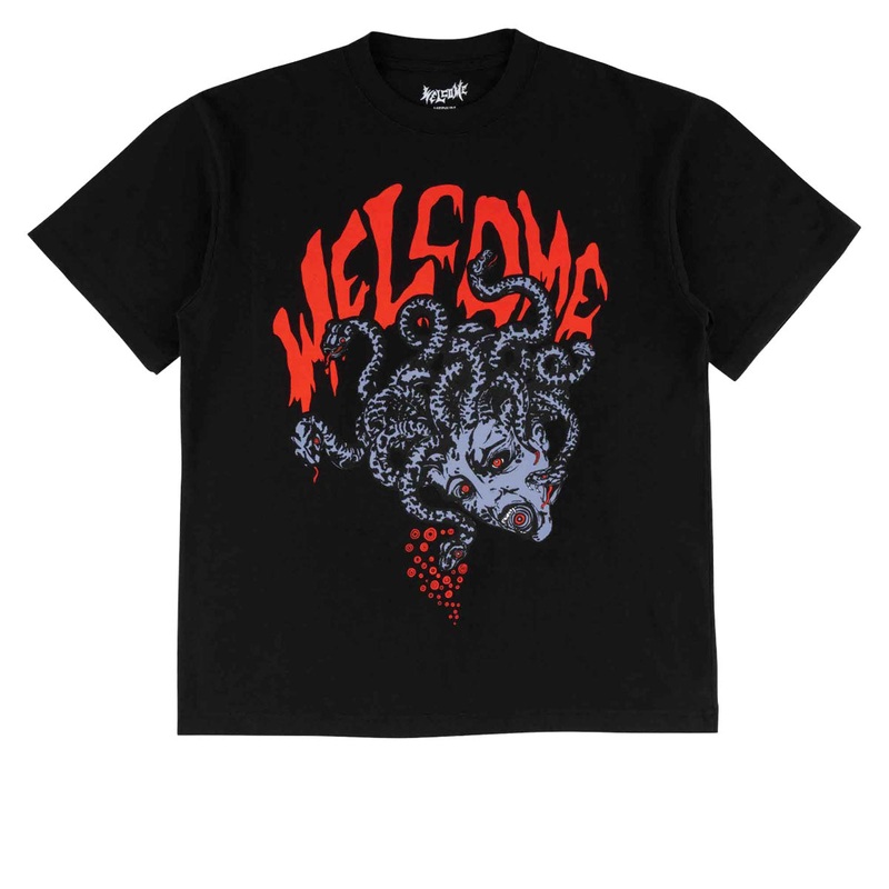 Welcome Medusa T-Shirt – Black/Red
 CCS