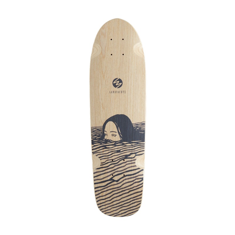 Landyachtz Dinghy Classic Fender Midnight Dip Longboard Cruiser Deck
 CCS