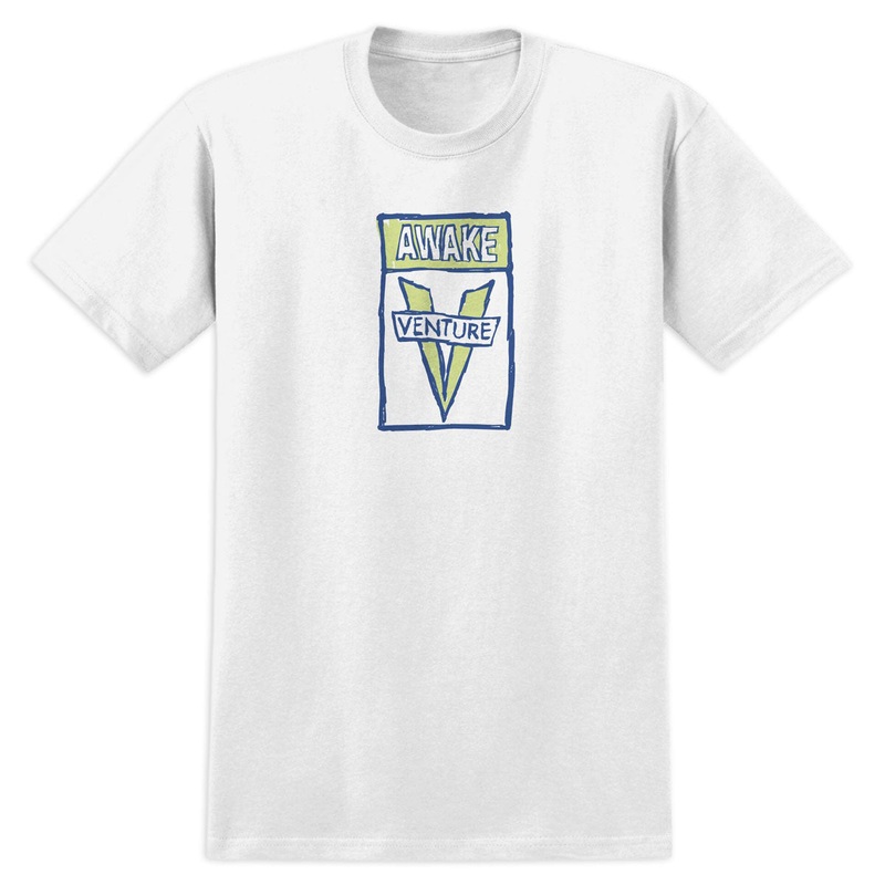 Venture Scribble Awake T-Shirt – White
 CCS