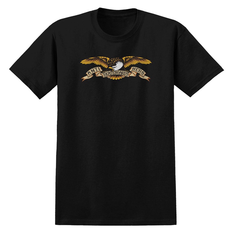 Anti-Hero Eagle T-Shirt – Black/Multi Color
 CCS