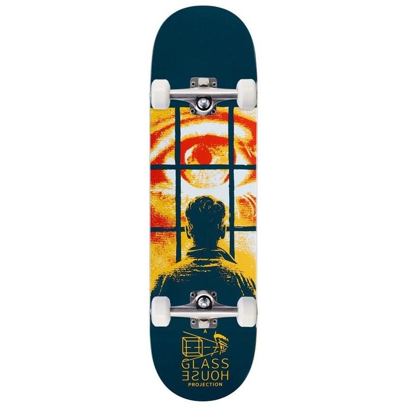 Glass House Eye Witness Skateboard Complete – Blue/Yellow – 8.75
 CCS