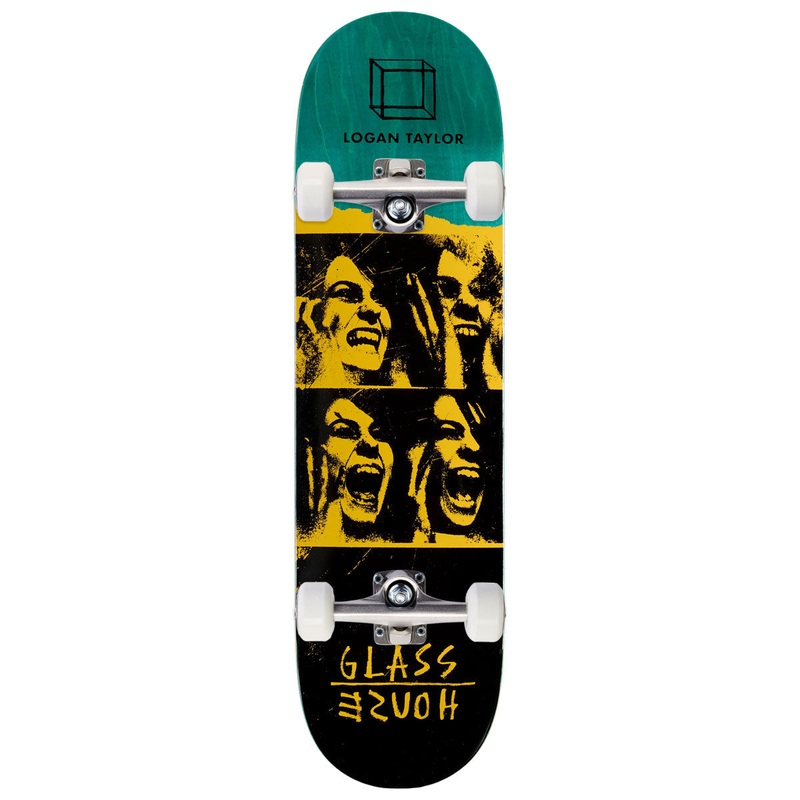 Glass House Taylor Possessed Skateboard Complete – Yellow – 8.375
 CCS