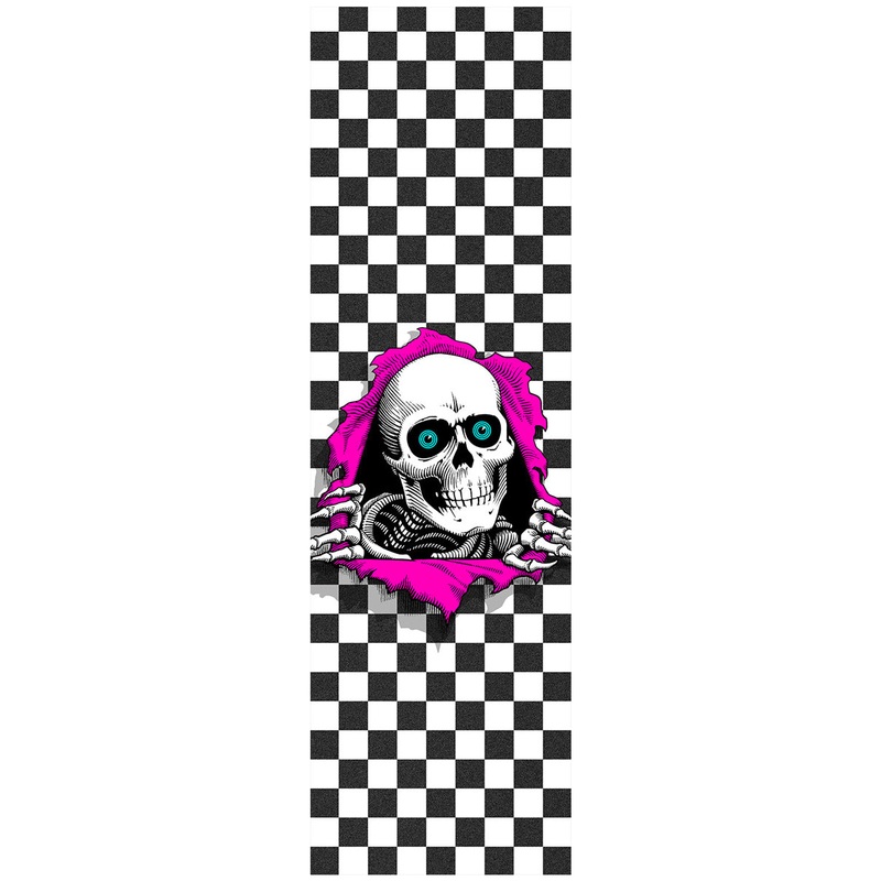 Powell-Peralta Ripper Checker Grip tape – White
 CCS