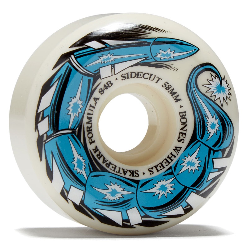 Bones SPF Scorpeedo 104a Sidecut Skateboard Wheels – 58mm
 CCS