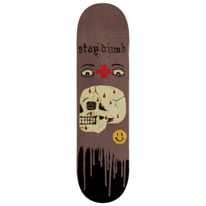 Zero Burleigh Stay Dumb Skateboard Deck – 8.25
 CCS
