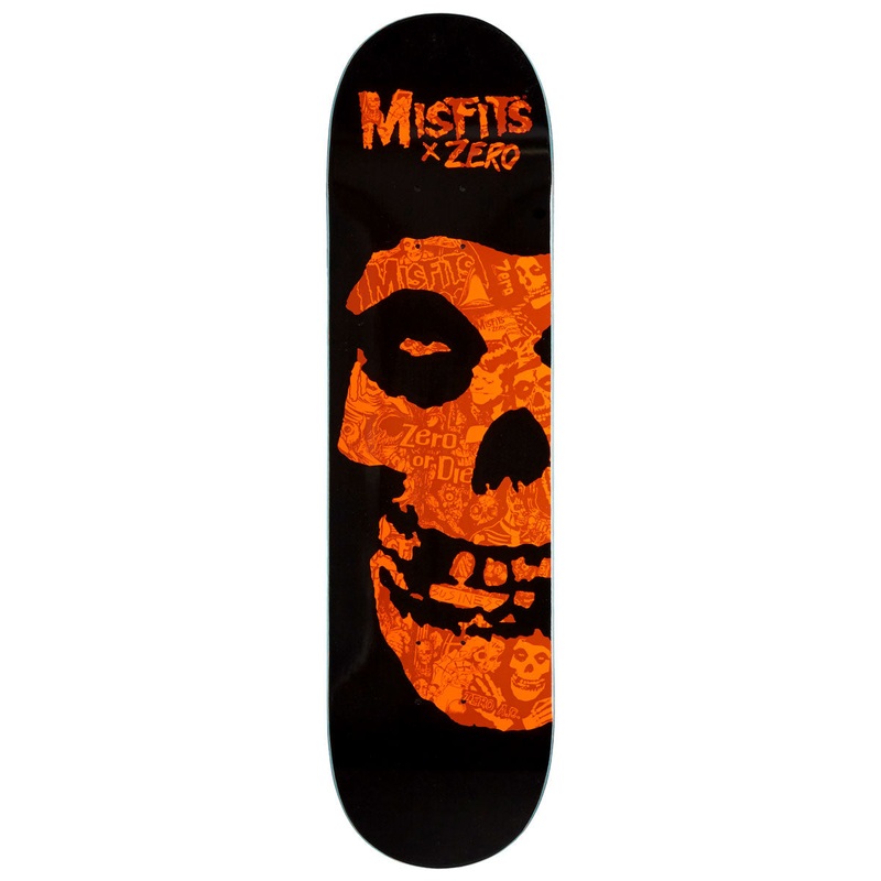Zero x Misfits Fiend Collage Skateboard Deck – Orange – 8.50
 CCS