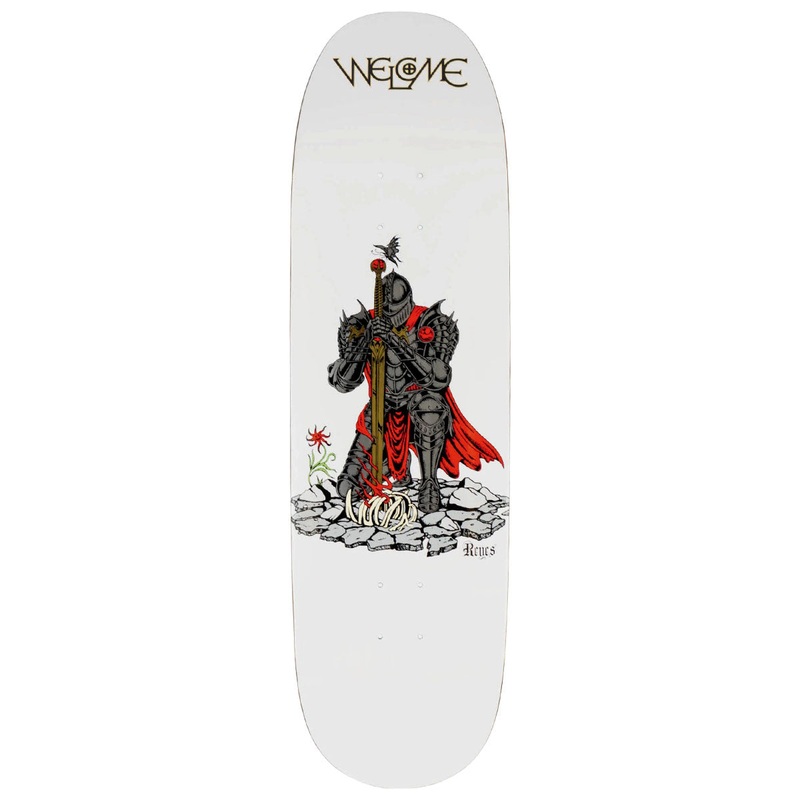 Welcome Paladin Ryan Reyes On A Baculus 2.0 Skateboard Deck – White – 
 CCS