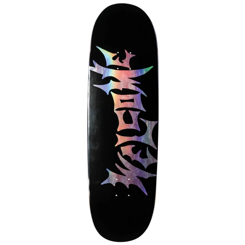 Welcome Vamp On A Boline 2.0 Skateboard Deck – Black/Assorted Stains –
 CCS