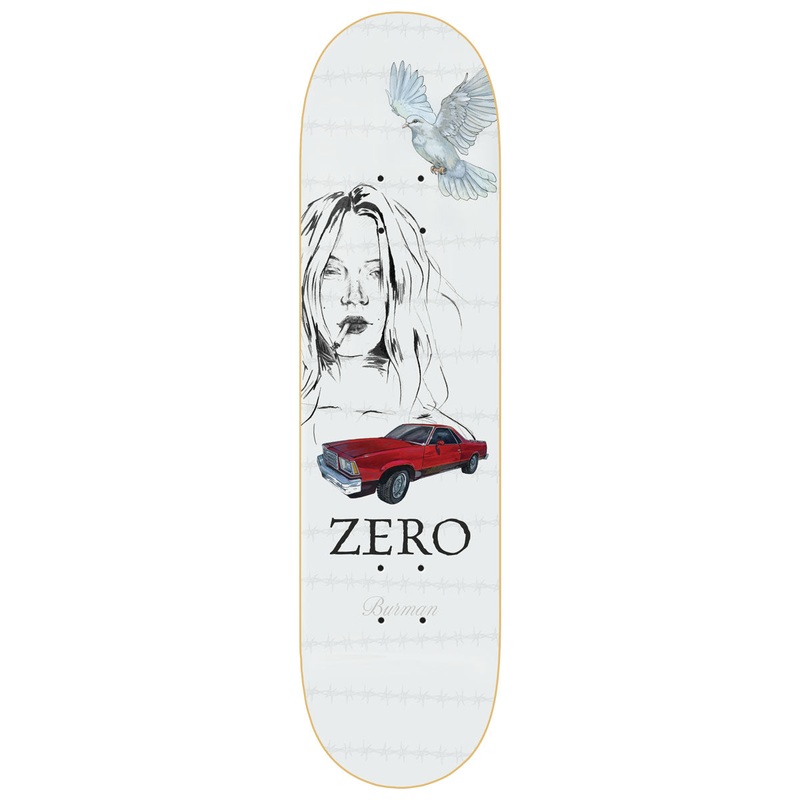Zero Fast Times Burman Skateboard Deck – 8.50
 CCS