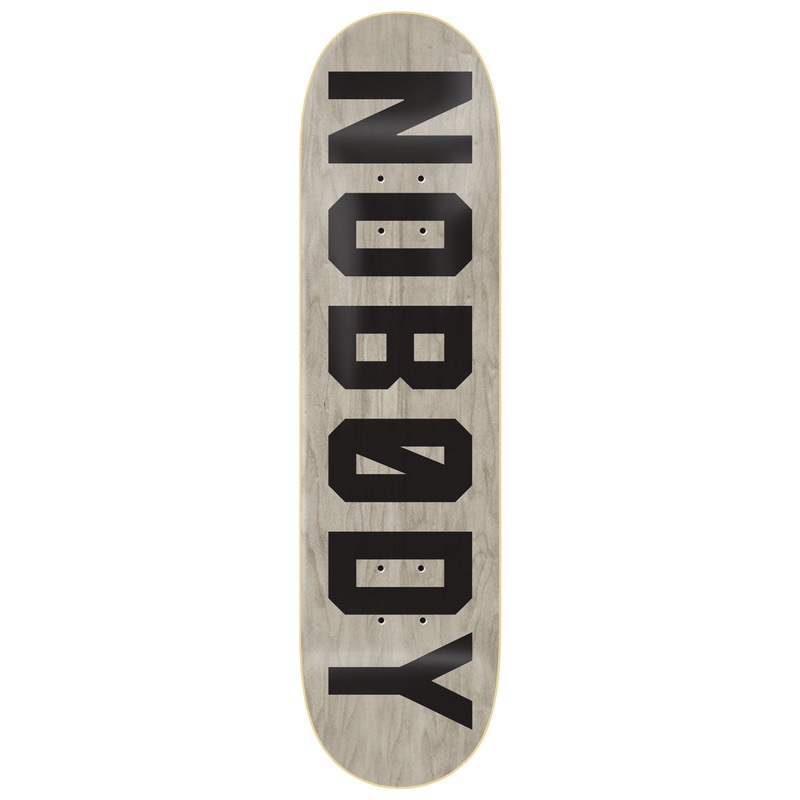 Zero Nobody Skateboard Deck – Grey/Black – 8.50
 CCS
