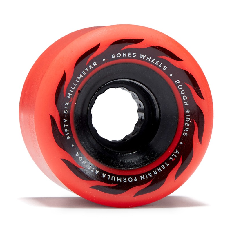 Bones ATF Rough Riders Eternal Flame 80a Skateboard Wheels – Red – 56m
 CCS
