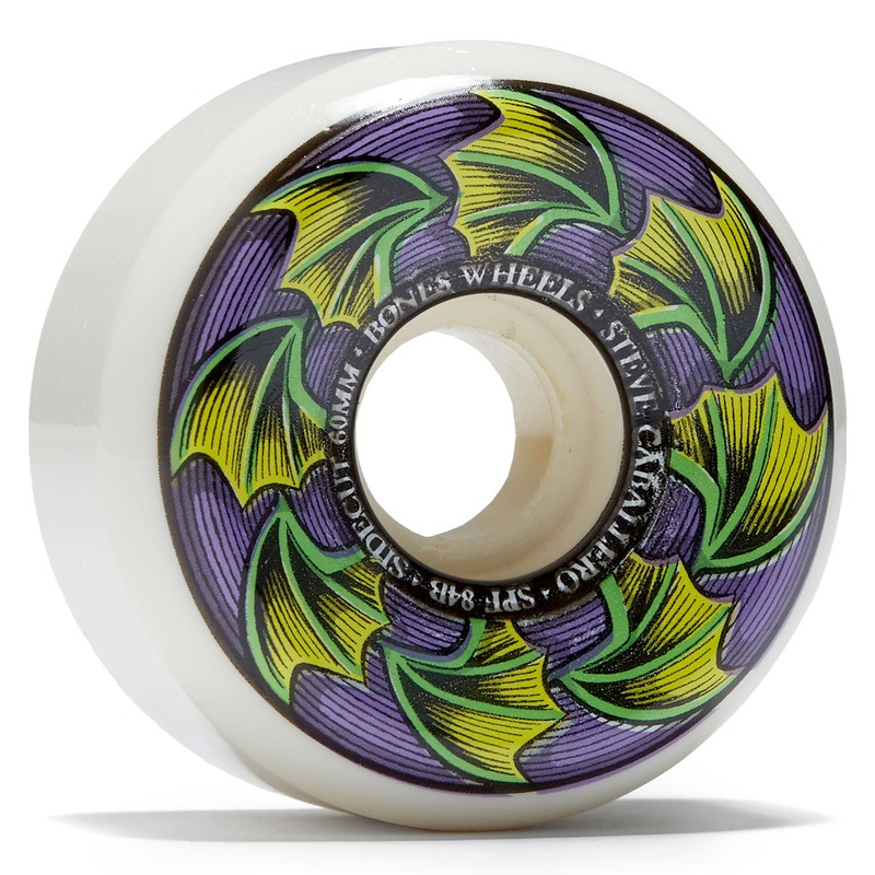 Bones SPF Steve Caballero Bat Wings 84b Sidecuts Skateboard Wheels – 6
 CCS