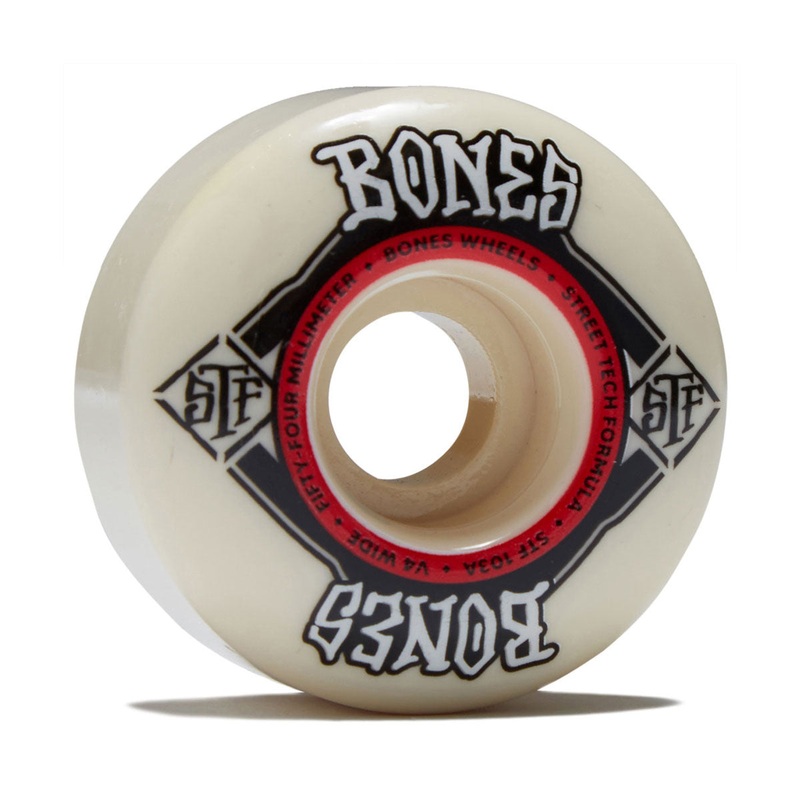 Bones STF Wides 103a V4 Wide Skateboard Wheels – 54mm
 CCS
