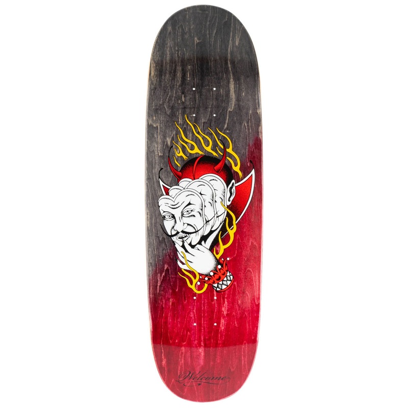 Welcome Diablo On A Boline 2.0 Skateboard Deck – Black/Red Stain – 9.5
 CCS