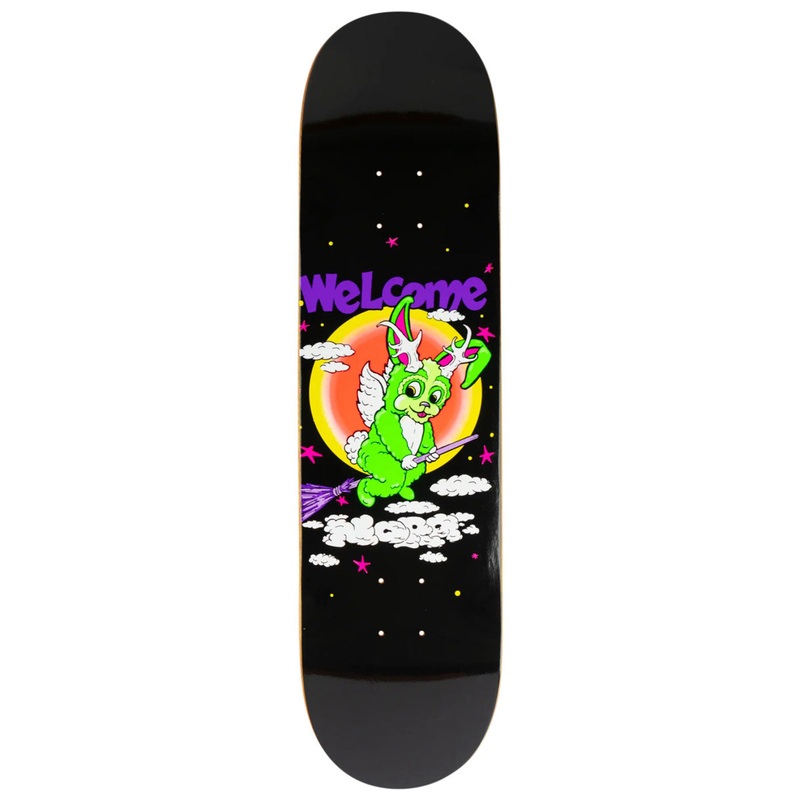 Welcome Full Moon Nora Skateboard Deck – Black – 8.25
 CCS