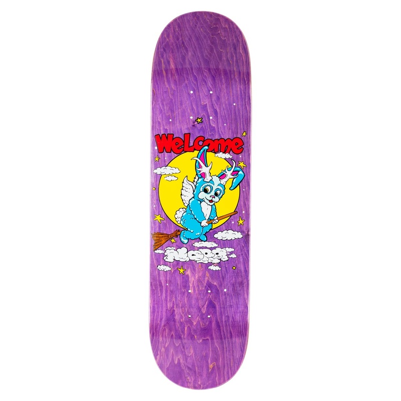 Welcome Full Moon Nora Skateboard Deck – Purple Stain – 8.50
 CCS
