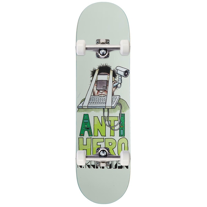 Anti-Hero Kanfoush Anti Intelligence Skateboard Complete – White – 8.4
 CCS