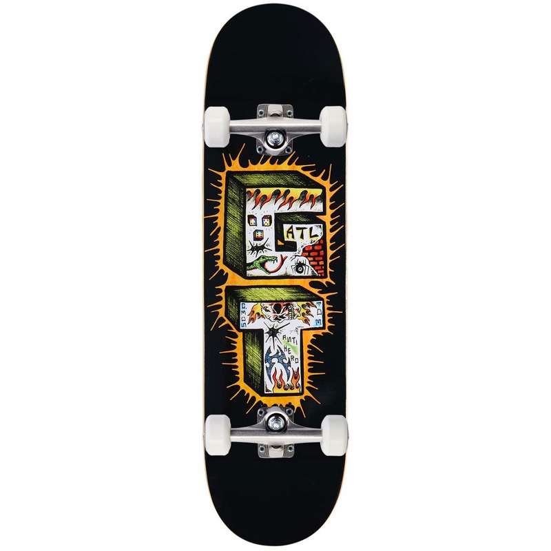 Anti-Hero Grant Stacked Skateboard Complete – Black – 8.38
 CCS