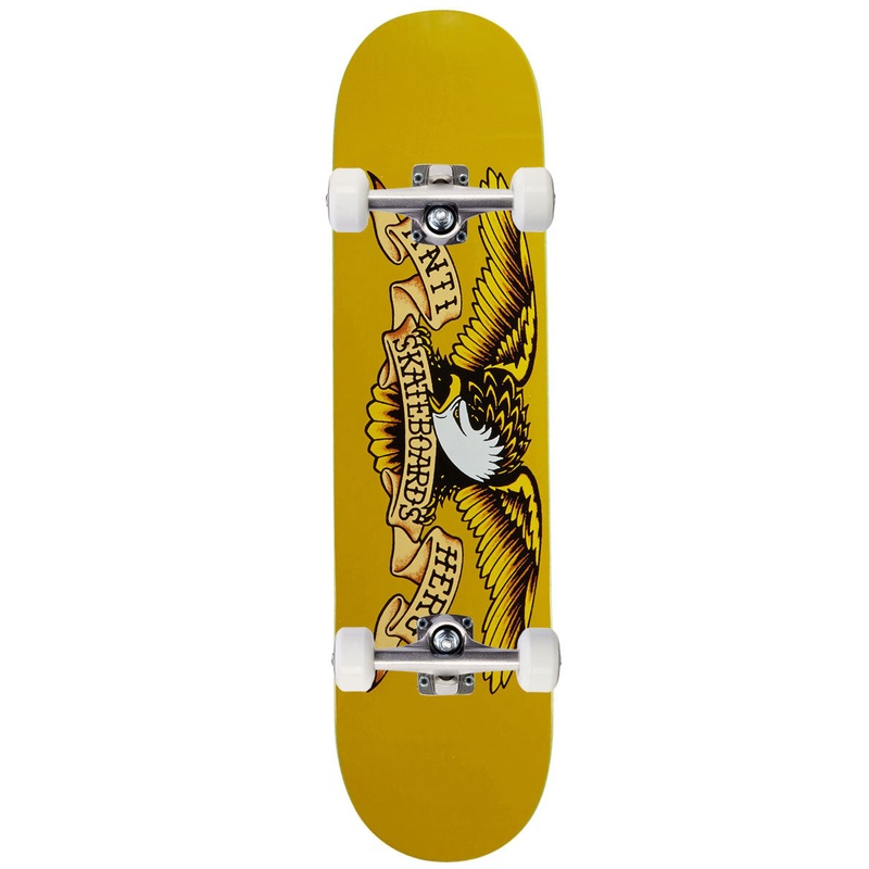 Anti-Hero Classic Eagle Mini Skateboard Complete – Yellow – 7.30
 CCS