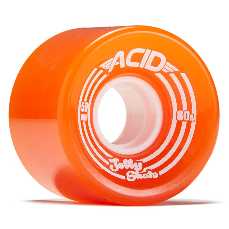 Acid Jelly Shots 80a Skateboard Wheels – Orange – 59mm
 CCS
