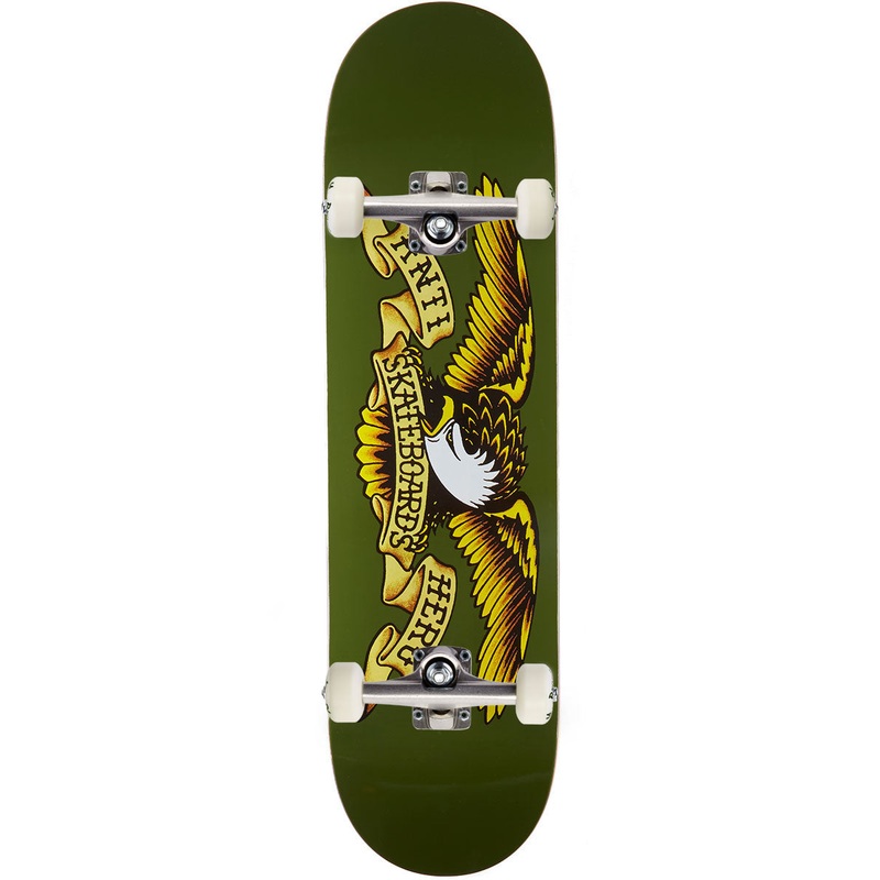 Anti-Hero Classic Eagle Skateboard Complete – Olive – 8.38
 CCS