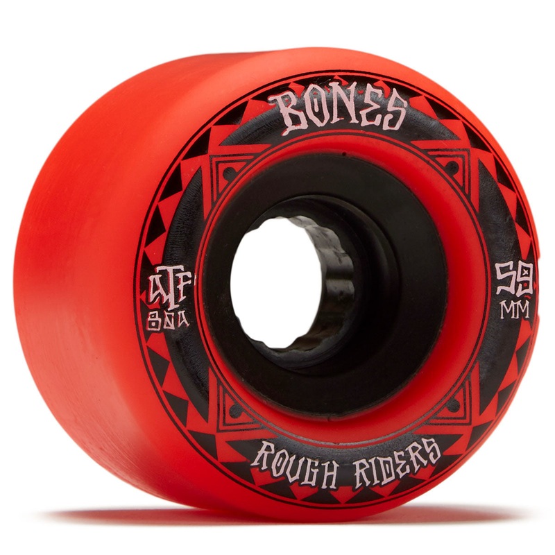 Bones Rough Riders Runners Skateboard Wheels – Red – 59mm
 CCS
