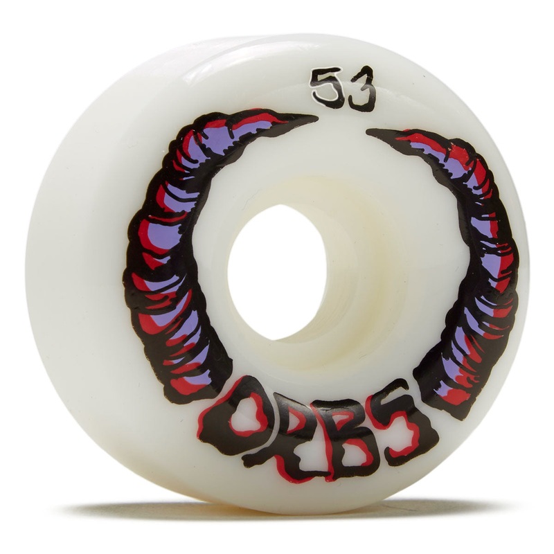 Welcome Orbs Apparitions Round 99a Skateboard Wheels – White – 53mm
 CCS