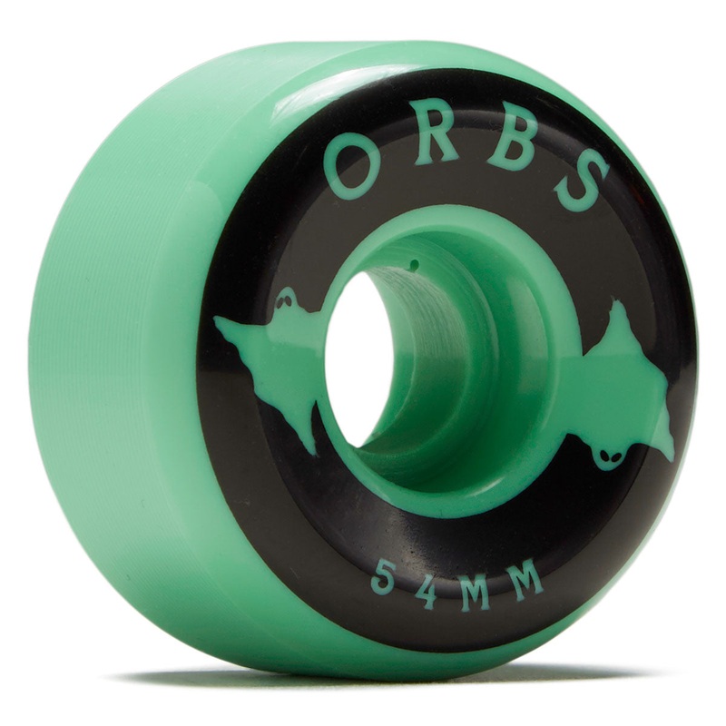 Welcome Orbs Specters Conical 99A Skateboard Wheels – Mint – 54mm
 CCS