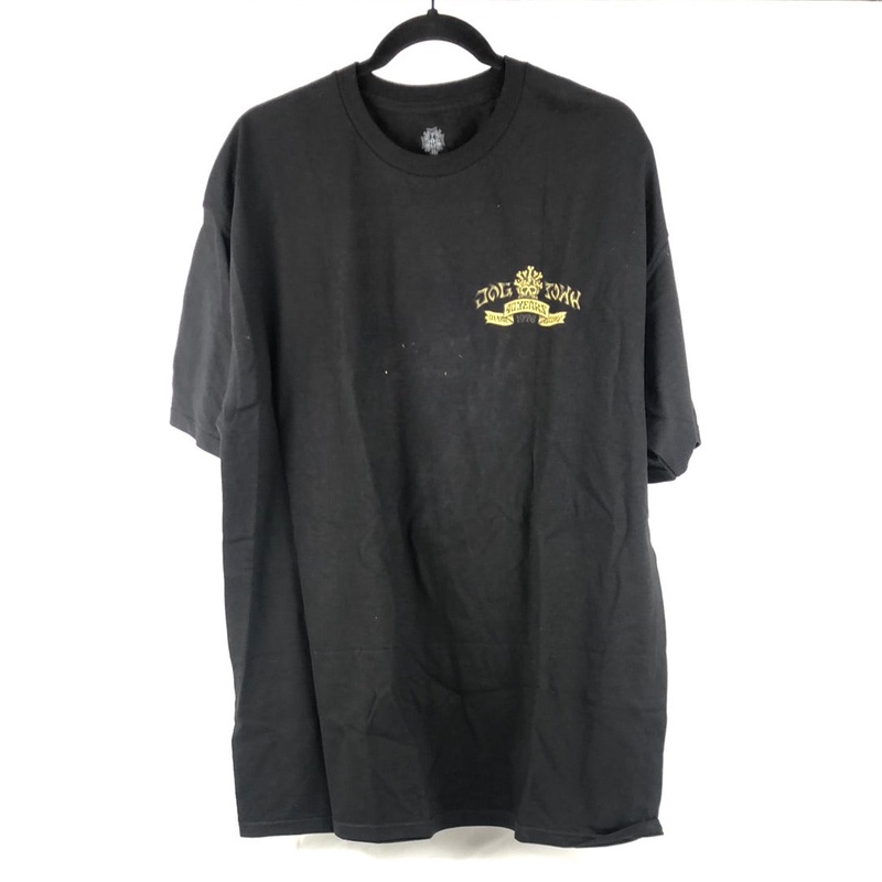 Dog Town Chest Logo Black Tan XL S/s Shirt