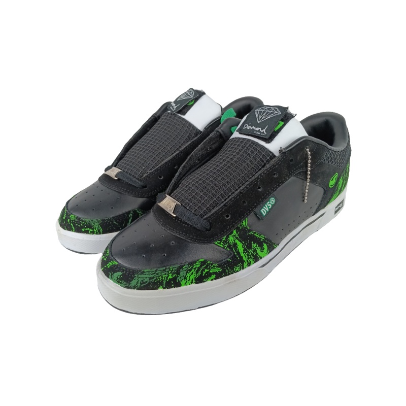 DVS Wilson 4 Jeron Wilson Black Nubuck Print Size 9.0 Shoes