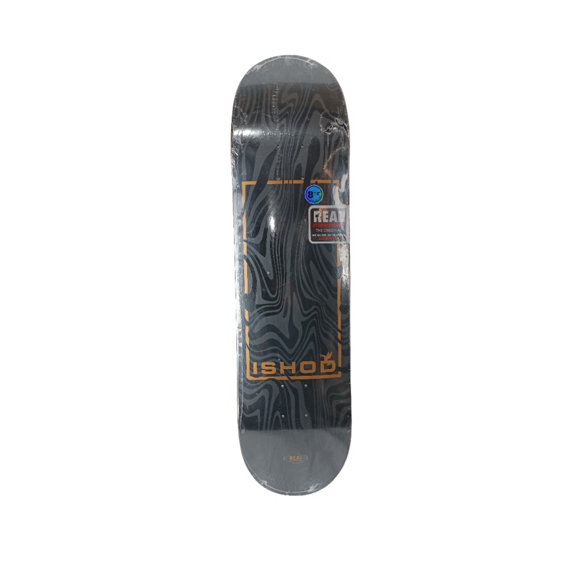 Real Ishod Wair Marble Dove Black Gold Size 8.12 Vintage NOS Deck