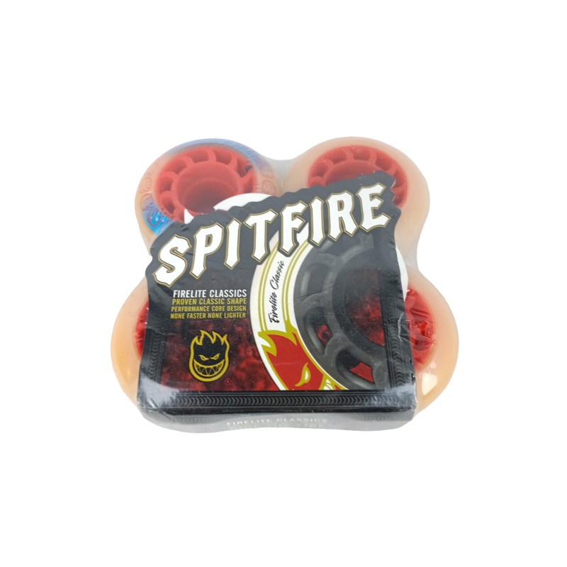 Spitfire FireLite Repeater Classics White Red Cored 53mm Vintage NOS Wheels