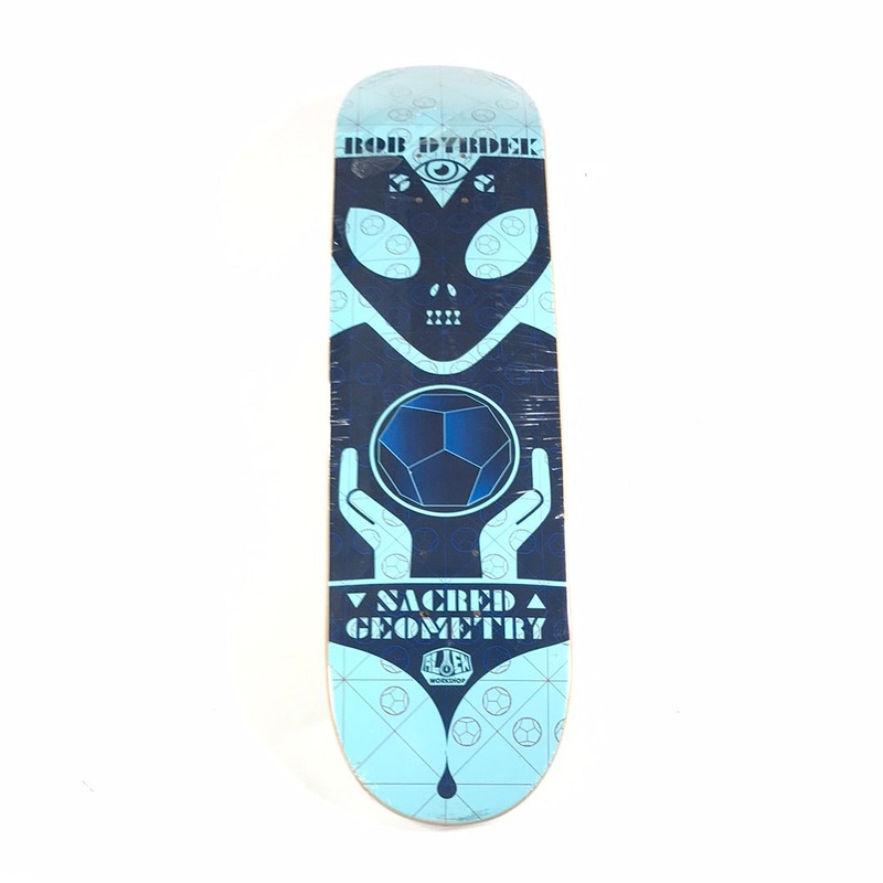Alien Workshop Rob Dyrdek Sacred Geometry Blue 8.0 Skateboard Deck