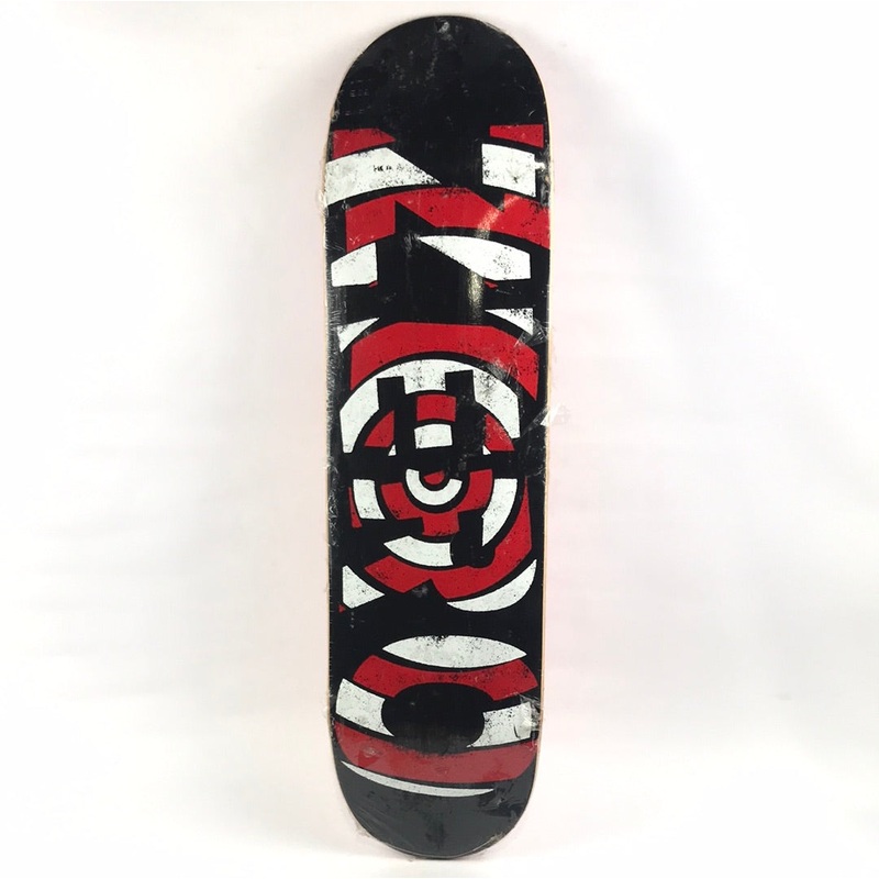 Zero Team Target Letters Black/Red/White 8.4 Skateboard Deck