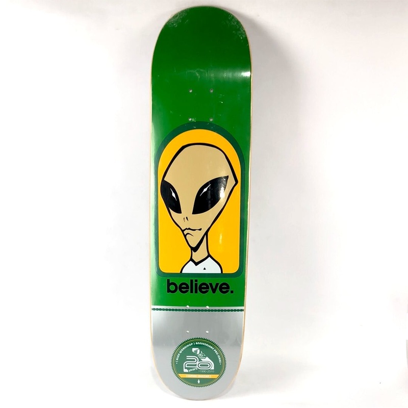 Alien Workshop Omar Salazar Believe Green 8 Skateboard Deck