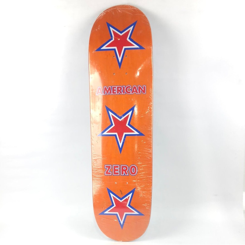 Zero American Zero Graphic Orange/Red/White/Blue 8.5 Skateboard Deck