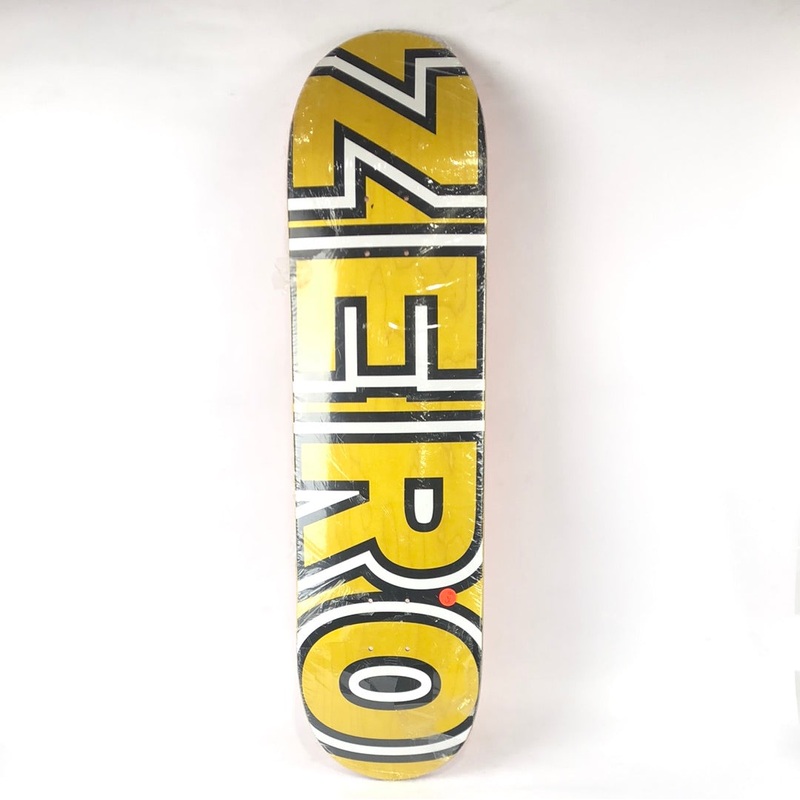 Zero OG Logo Yellow/Black/White 8.25 Skateboard Deck
