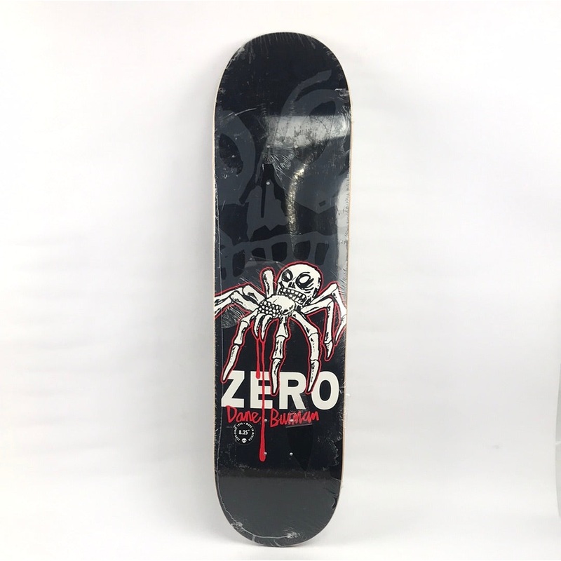 Zero Dane Burman Spider Black 8.25” Skateboard Deck