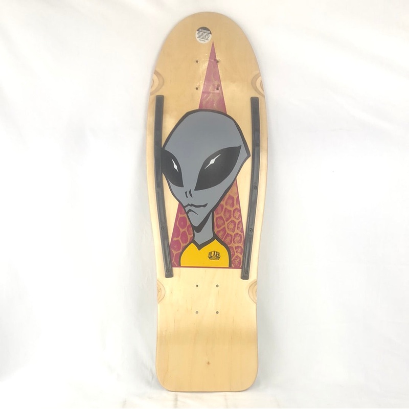 Alien Workshop Alien Abduction Multi Color 9.5 Shaped And Gripped With Rails Skateboard Deck