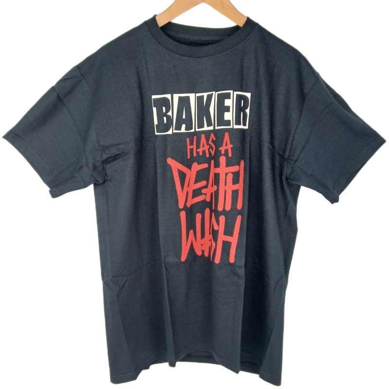 Baker Has A Deathwish Tour 2008 Black Size Large S/s Shirt