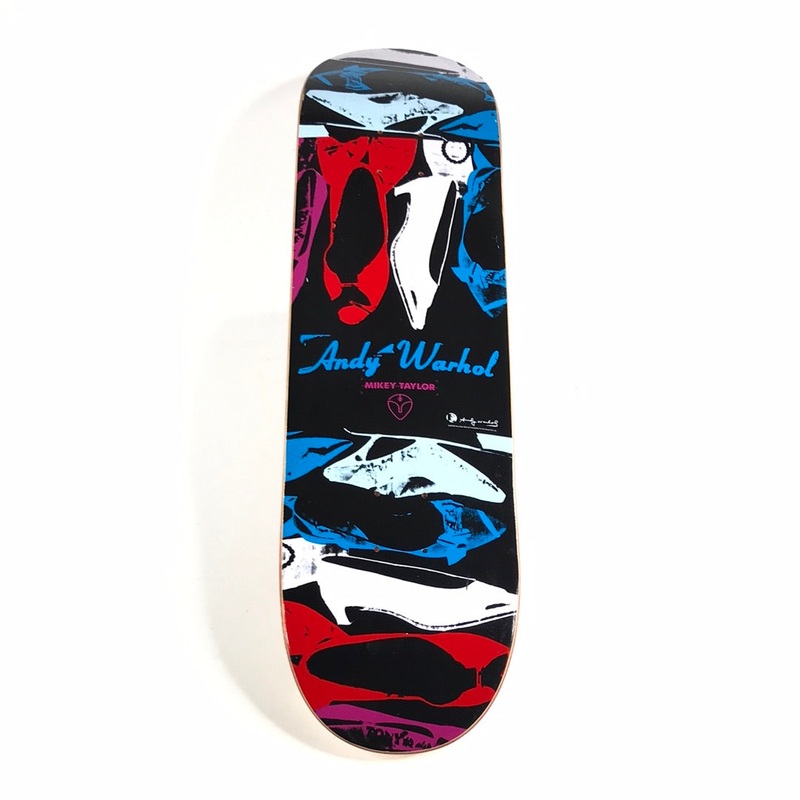 Alien Workshop Mikey Taylor Andy Warhol Shoes Abstract 8.25 Skateboard Deck