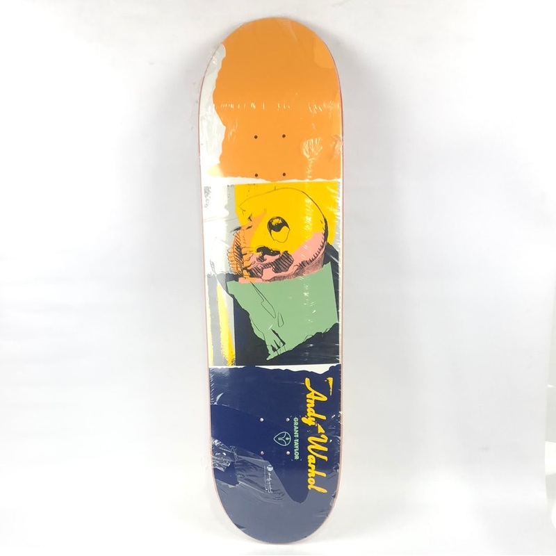 Alien Workshop Grant Taylor Warhol II Skull Drawing Multi Color 8.4 Skateboard Deck 2010