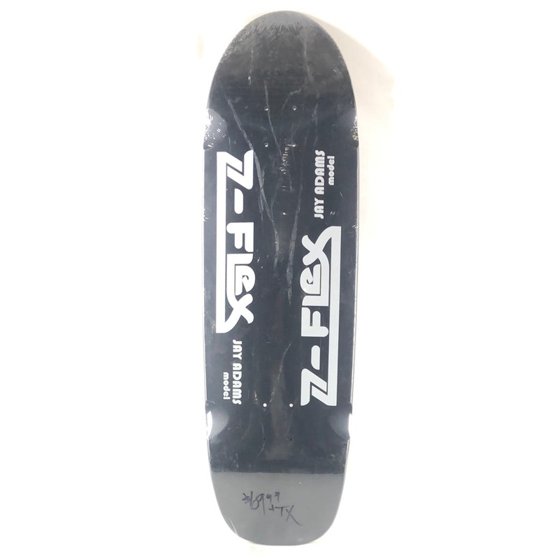 Z-Flex Jay Adams Model Black/White 9.5 Skateboard Deck