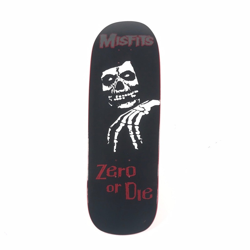 Zero Misfits 1st Edition Out Of 100 Zero Or Die Skull Black/Red 9.5 Skateboard Deck