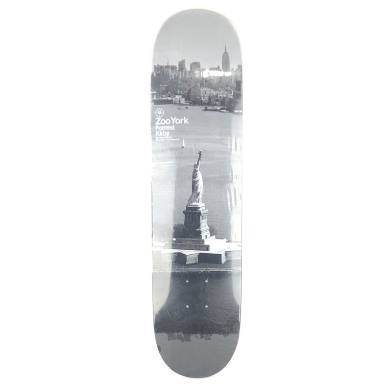 Zoo York Forrest Kirby Sky High Series Black/White 7.75” Skateboard Deck