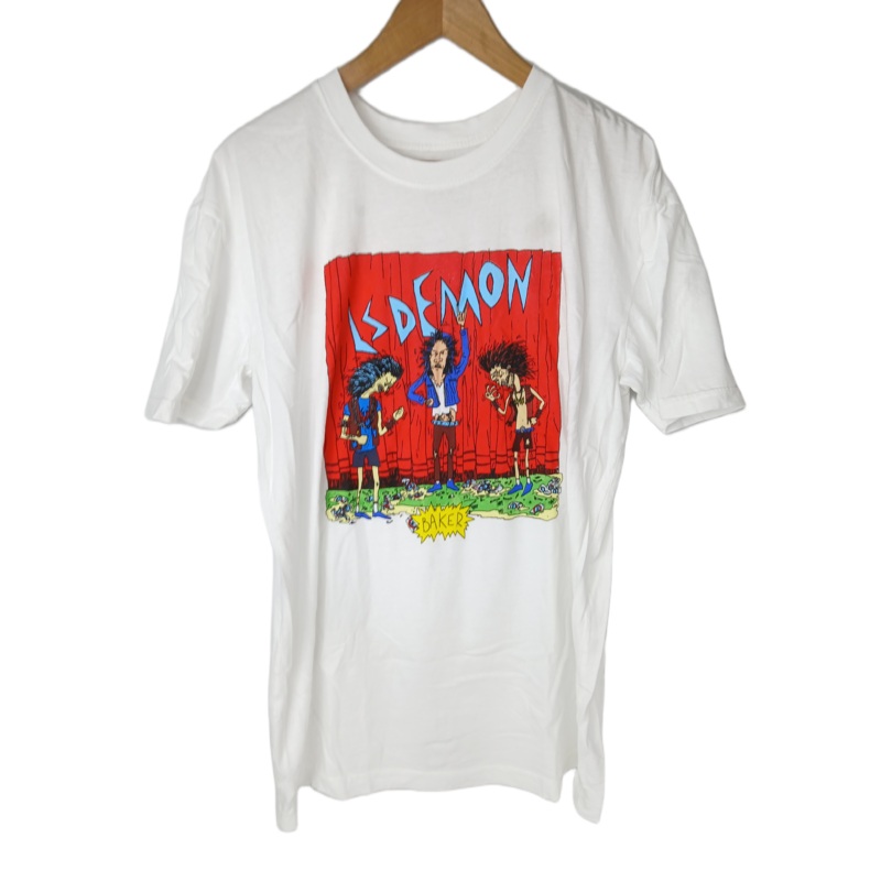 Baker L S Demon White Multi Color Size L S/s Shirt