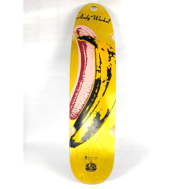 Alien Workshop Andy Warhol Banana Yellow 9” Skateboard Deck